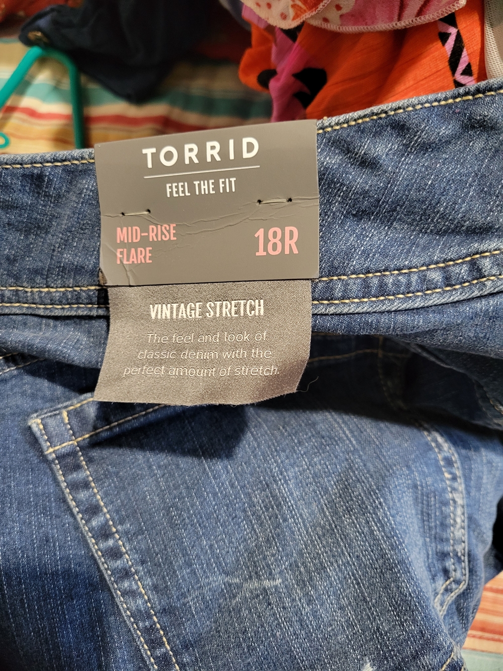 Torrid Distressed Flare Jeans - Picture 5 of 6